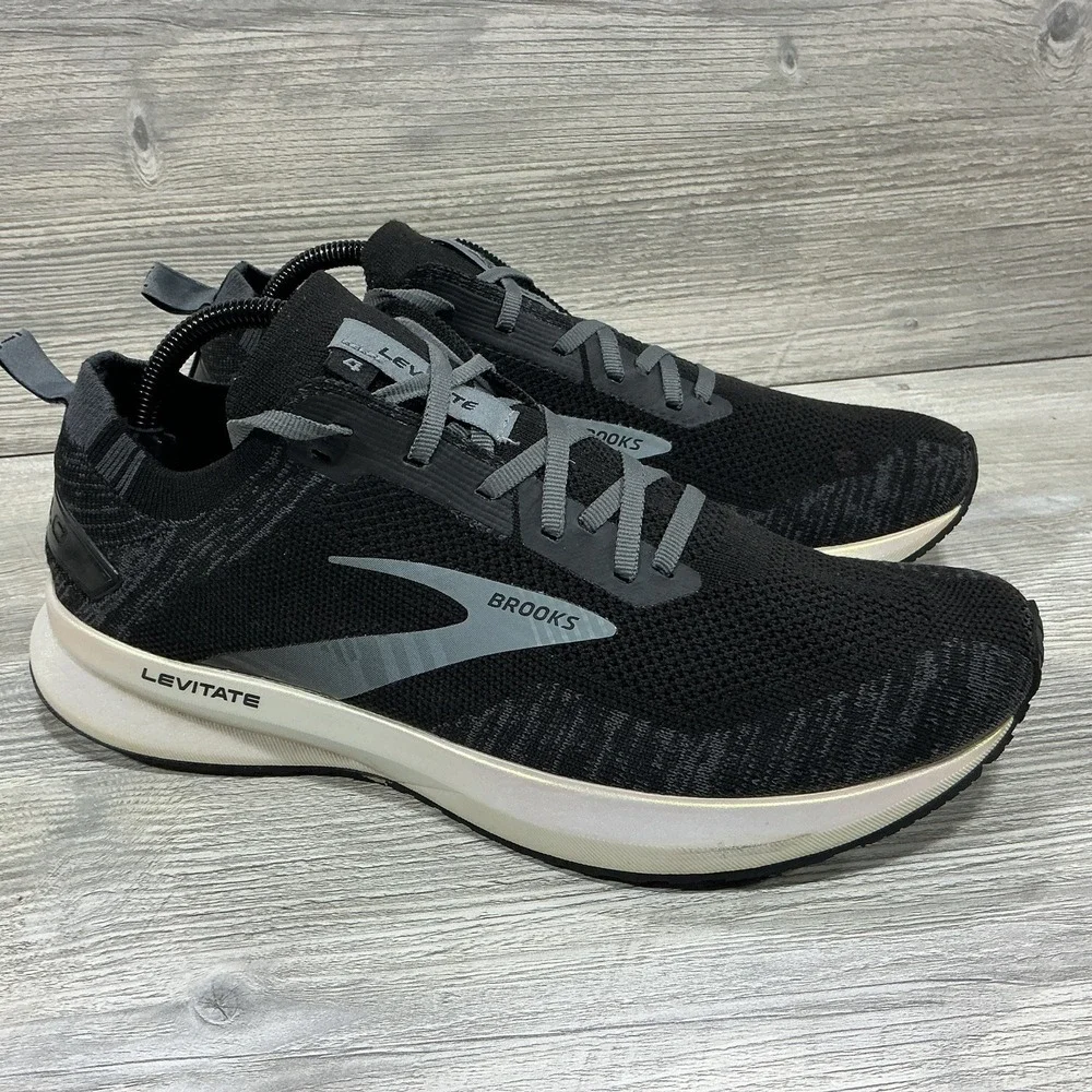 Brooks Womens Levitate 4 Running Shoes Sneaker Black/White 1203351B012 US 11.5 B